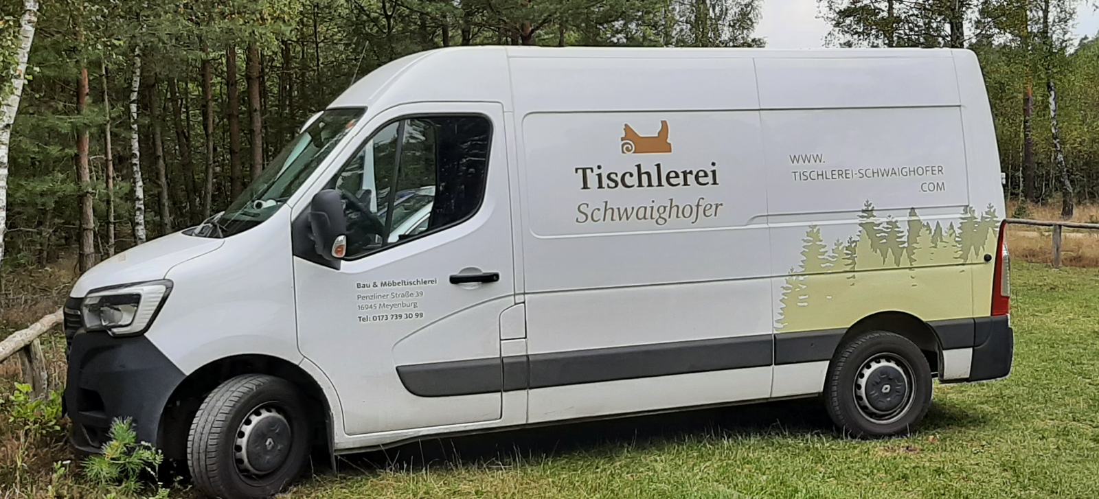 Werkstattwagen der Bau- und Möbeltischlerei Schwaighofer